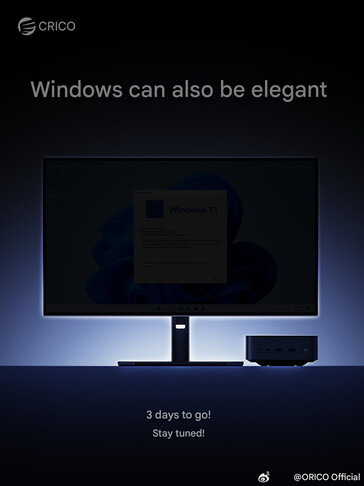 El mini PC similar al Mac (Fuente de la imagen: Orico - machine translated)