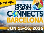 Imagen promocional oficial de Pocket Gamer Connects Barcelona 2026.