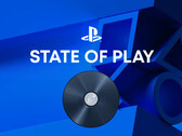Cartel de «State of Play» de PlayStation en el que se muestra un disco de PS5