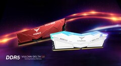 TEAMGROUP ha lanzado nuevos kits de memoria DDR5, la T-FORCE DELTA RGB DDR5 y la T-FORCE VULCAN DDR5. (Imagen: TEAMGROUP)