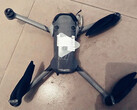 Una foto de un supuesto prototipo de DJI Air 4 de principios de 2025.