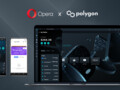 Opera tiene un vínculo con Polygon. (Fuente: Opera)