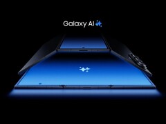 Imagen promocional del tríptico Galaxy Z.