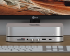 El hub USB-C actualizado de Satechi para Mac mini cuenta con una carcasa para SSD M.2 SATA. (Imagen: Satechi)