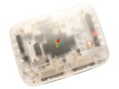 Consola FPGA SuperStation One Transparent Collection con carcasa Frost translúcida.