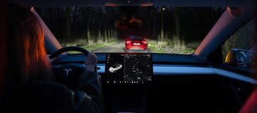 Actualización de primavera de Tesla 2025 faros adaptativos