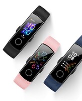 La Honor Band 5 viene en azul, negro o rosa.