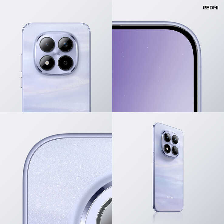 La Redmi Note 15 Pro en colorway "Cloud Purple" (Fuente de la imagen: Thomas Wang)