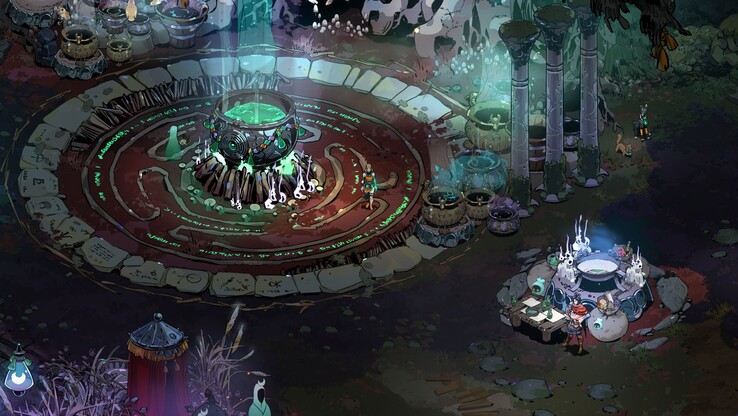 En la imagen: Un vistazo a la zona principal de Hades II, conocida como la Encrucijada (Fuente de la imagen: Supergiant Games)