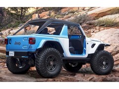 Ni que decir tiene que las puertas y el techo del Jeep Wrangler eléctrico son desmontables (Imagen: Jeep)