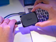 El SSD externo Crucial X10 Pro que se muestra en la imagen