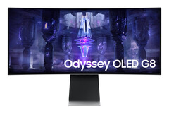 El Samsung Odyssey OLED G8 estará disponible &quot;a nivel mundial a partir del cuarto trimestre de 2022&quot;. (Fuente de la imagen: Samsung)