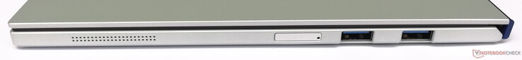 Derecha: ranura microSD, 2x USB 3.0