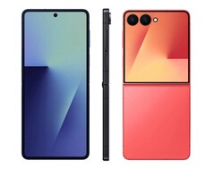 El Samsung Galaxy Z Flip7 vendrá en azul, rojo y negro. (Fuente de la imagen: Evan Blass)