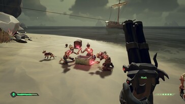 En la imagen: una captura de pantalla del juego Sea of Thieves: Edición 2026.