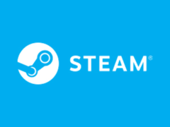 El logotipo de Steam sobre fondo azul (fuente de la imagen: Valve)