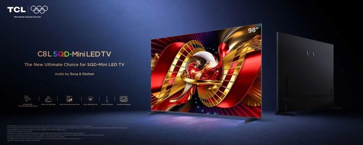 El televisor LED TCL C8L SQD-Mini