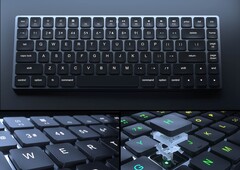 El teclado superfino Vissles LP85 llegará en octubre con interruptores ópticos RGB por tecla por 99 dólares (Fuente: Vissles)