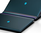 El Dell Alienware 16 Area-51 desde la parte trasera.