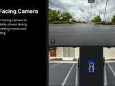 La cámara frontal del Cybertruck es para aparcar (imagen: Tesla)