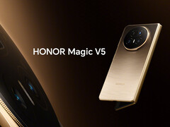 La Magic V5 adopta el lenguaje de diseño de la Magic V3 con una carcasa de cámara octogonal. (Fuente de la imagen: Honor - editado)