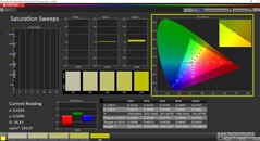 CalMan ColorChecker - Saturación - Calibrada