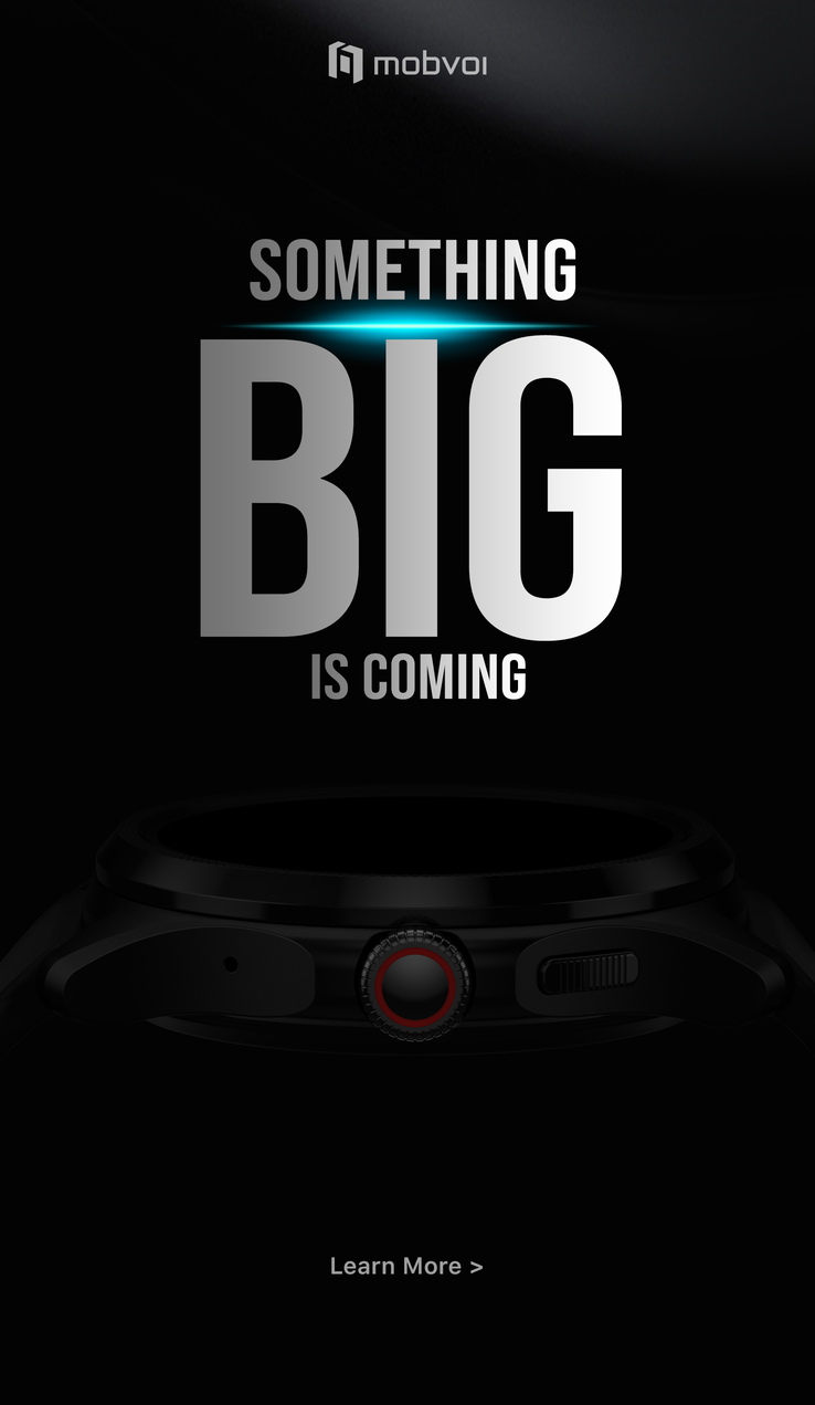 El póster del TicWatch Pro 5 parece insinuar una nueva característica de hardware. (Fuente: Mobvoi)