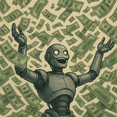 La carrera por la IA puede ser la causa de que las empresas tecnológicas se endeuden cada vez más. (Fuente de la imagen: IA generada por ChatGPT-4o)