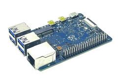 El Banana Pi BPI-M6 mide 92 x 60 mm. (Fuente de la imagen: Banana Pi)