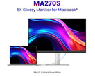 El monitor BenQ MA270S cuenta con un panel de nano brillo con resolución 5k