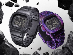 Una imagen estilizada del Casio G-Shock GCW-B5000UN-1 y GCW-B5000UN-6.