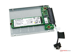 El 256 GB SK Hynix SC311 SATA SSD en nuestra unidad de revisión