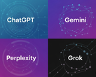 Gemini, ChatGPT, Grok y Perplexity (Fuente de la imagen: Gemini)