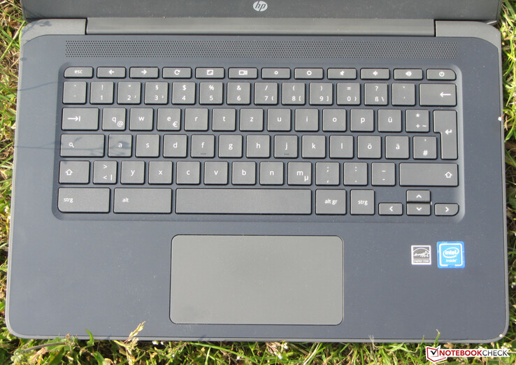 Un vistazo al teclado y al trackpad del Chromebook 14 G5