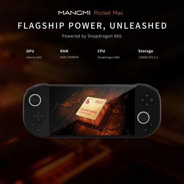 El Mangmi Pocket Max estará alimentado por el procesador Snapdragon 865. (Fuente de la imagen: Mangmi)