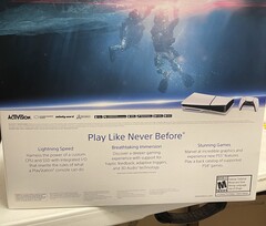 Supuesto embalaje de PlayStation 5 Slim (imagen vía CharlieIntel en X)