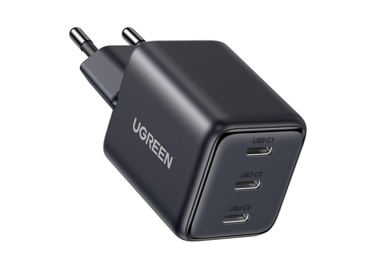 El nuevo cargador de pared Ugreen Zapix de 3 puertos USB-C. (Fuente de la imagen: Ugreen)
