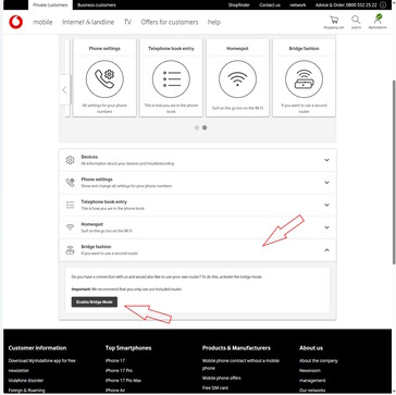 Activar el modo puente