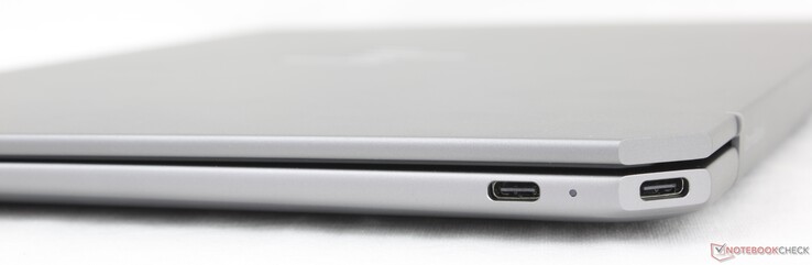 Derecha USB-C (40 Gbps) Thunderbolt 4 con DisplayPort 2.1 + Power Delivery