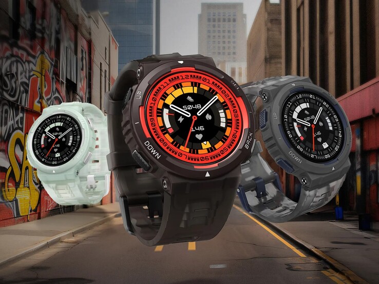 La gama de smartwatches Amazfit Active Edge. (Fuente de la imagen: Amazfit)