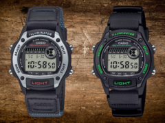 Los nuevos relojes Standard de Casio incluyen el W220HF-8AV (izquierda) y el W220H-1A3V (derecha). (Fuente de la imagen: Casio)