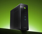 El Evo-X5 Pro es un poco más económico que el Minisforum MS-S1 Max-P495. En la imagen: una imagen promocional que muestra la parte frontal del mini PC.