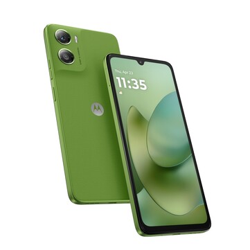 El Moto G06 en Pantone Tendril. (Fuente de la imagen: Motorola)