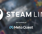 Steam Link es otra forma de jugar a los juegos de Steam VR en los recientes cascos Quest VR. (Fuente de la imagen: Valve & Meta - editado)