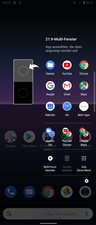 Sony Xperia 10 II - pantalla dividida