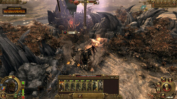Una imagen que muestra una batalla en Total War: Warhammer.