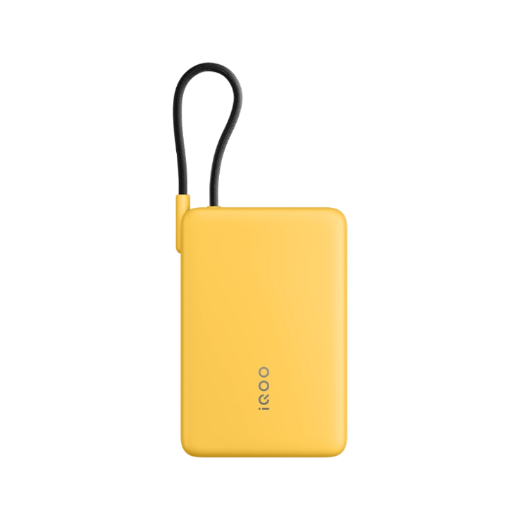 El iQOO 33W Power Bank con cable incorporado 10000mAh. (Fuente de la imagen: vivo)