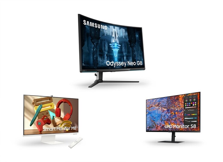 Samsung adelanta 3 de sus últimos monitores. (Fuente: Sala de prensa de Samsung)