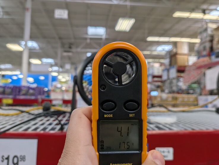 Ventilador de tamaño similar
