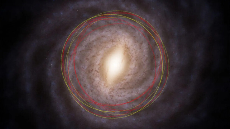 Nuevas simulaciones muestran el origen probable de 3I/ATLAS en el disco grueso de la Vía Láctea. (Fuente de la imagen: M. Hopkins/Ōtautahi-Oxford team)